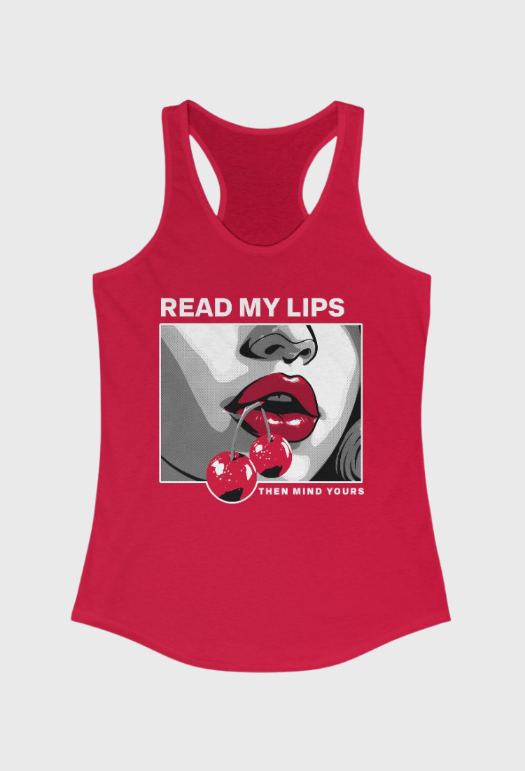 Read My Lips Tank Top
