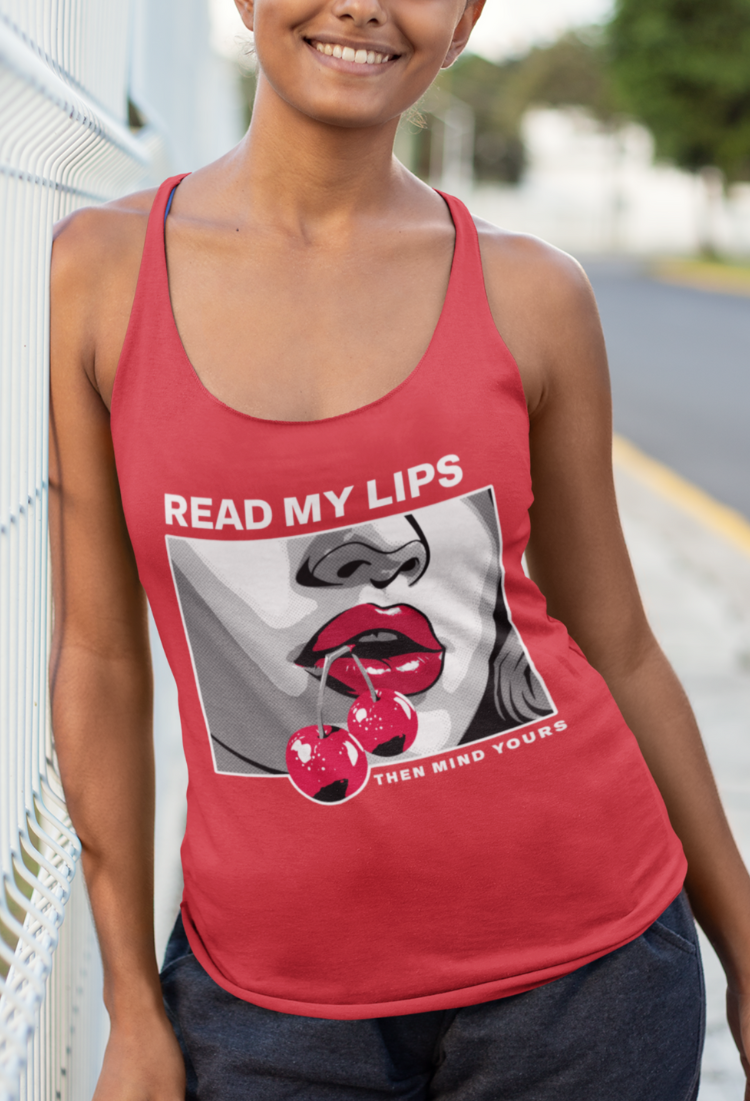 Read My Lips Tank Top