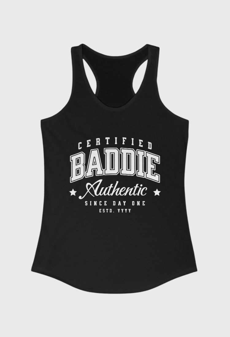 Certified Baddie Custom Year Tank Top