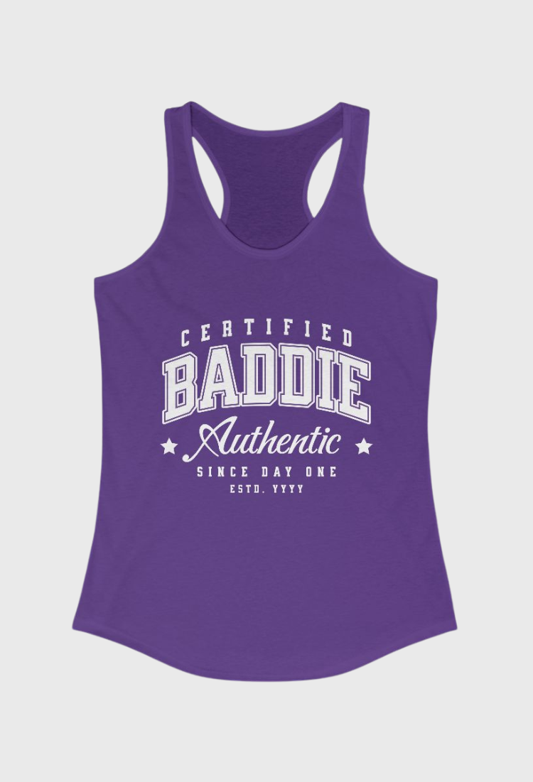 Certified Baddie Custom Year Tank Top