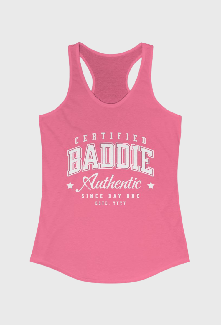 Certified Baddie Custom Year Tank Top