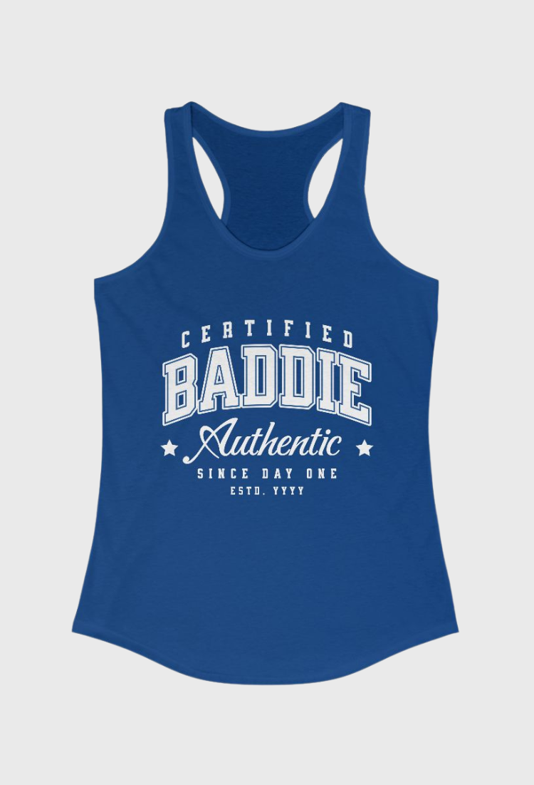 Certified Baddie Custom Year Tank Top