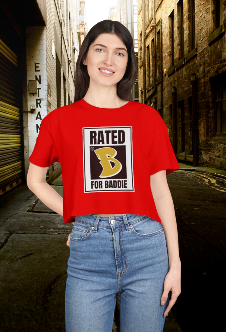 Rated B For Baddie Crop Top