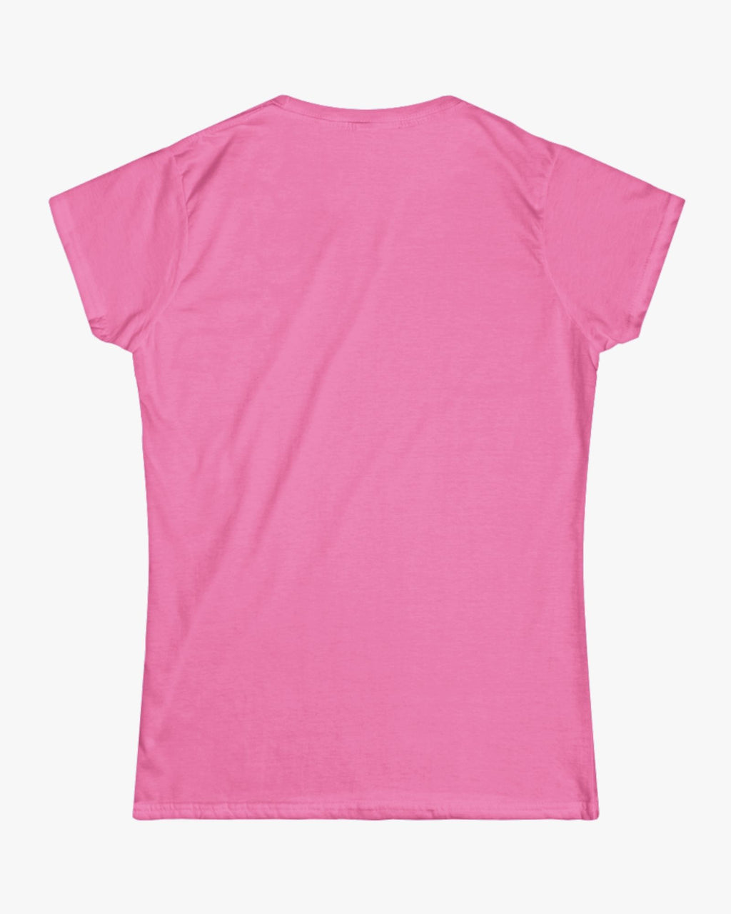 Pink t-shirt on a white background