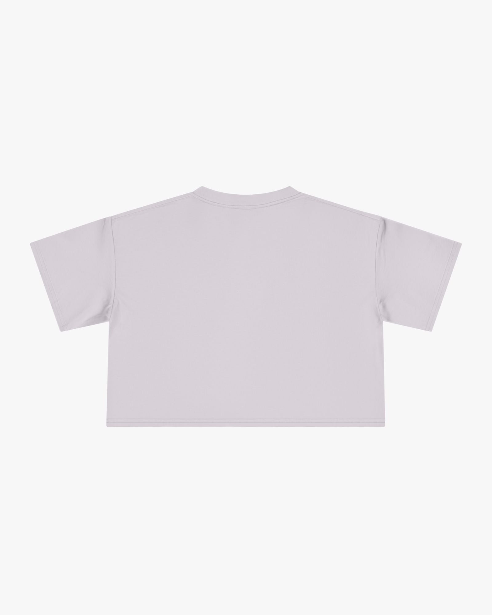 White t-shirt on a white background
