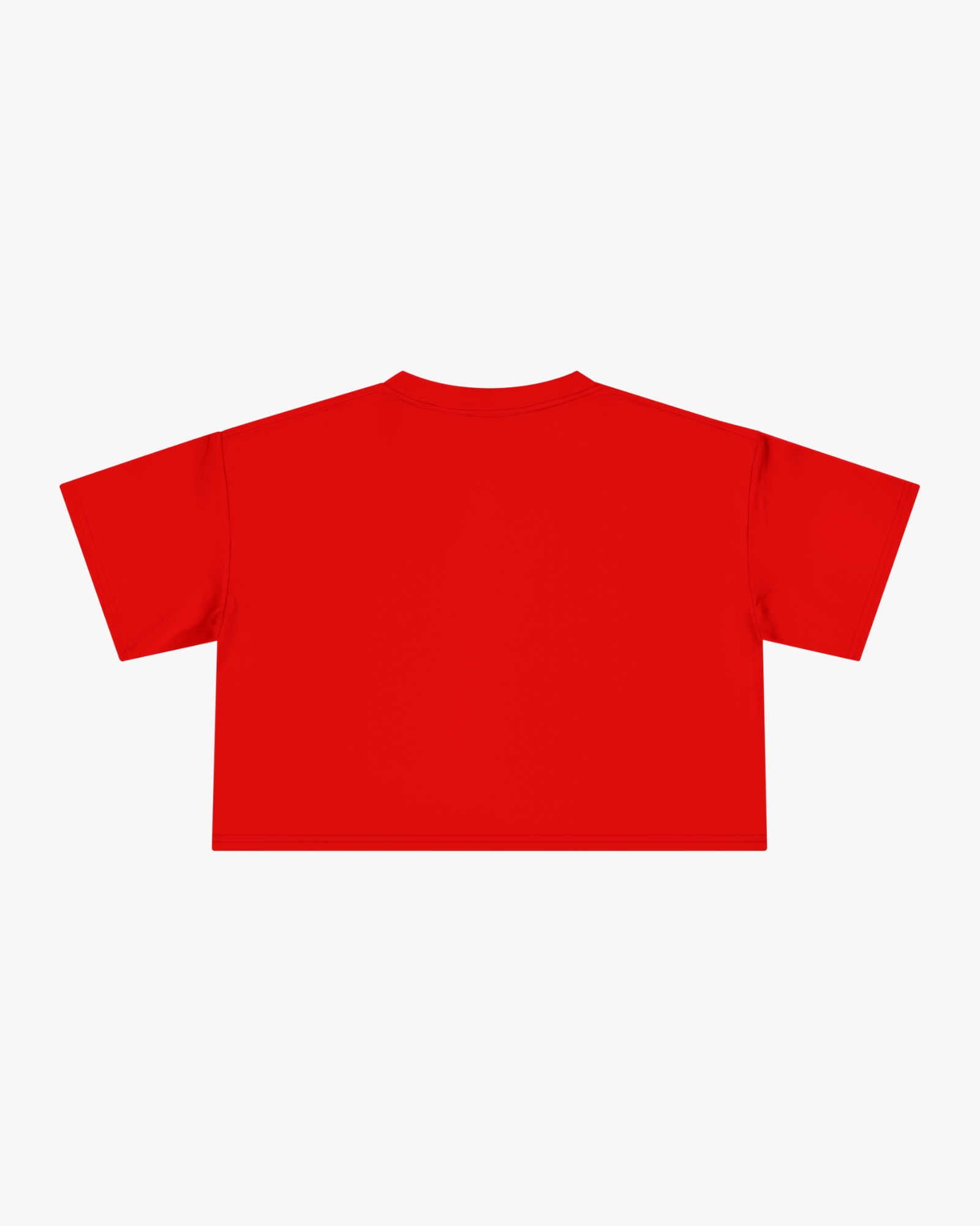 Red t-shirt on a white background